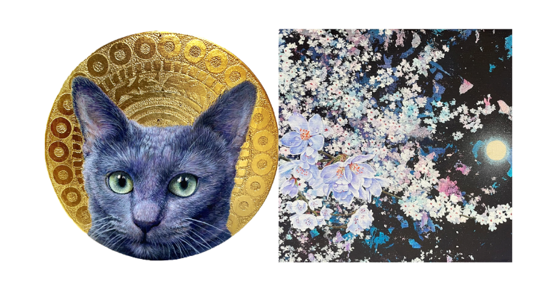 井上雅未花・松尾彩加 絵画展－箔のひらめき－ | 売場ニュース | 阪神