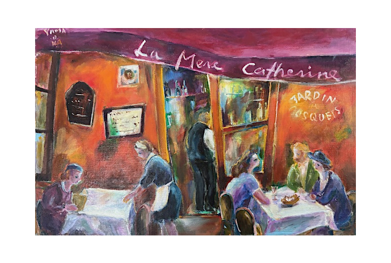 山岡康子 絵画展 ～パリと猫と空の色～ | 売場ニュース | 阪神梅田本店