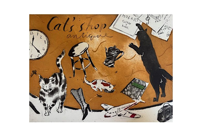 山岡康子 絵画展 ～パリと猫と空の色～ | 売場ニュース | 阪神梅田本店