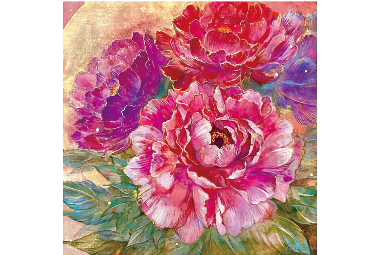 立体的コラージュアート 金色フレーム アートフレーム ゴールド ｜インテリア雑貨専門店エルジュエル